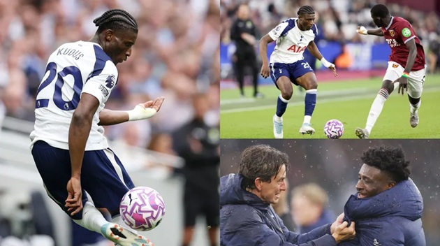 Cho đến nay, Kudus là tân binh thành công của Spurs.