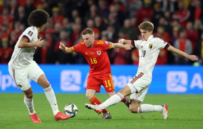 Xứ Wales và Bỉ sẽ đại chiến vì tấm vé dự World Cup.