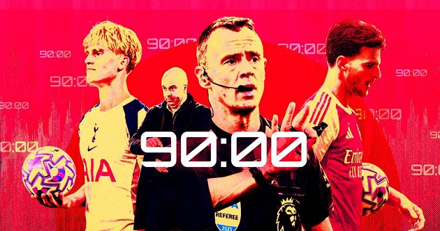 Ảnh bài viết Ngoại hạng Anh 2025/26: Ít bóng lăn, nhiều thời gian chết hơn