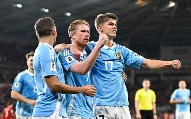 Ảnh bài viết De Bruyne lập cú đúp, Bỉ tiến gần vé dự World Cup
