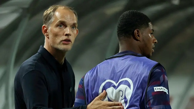 Tuchel có thể tin Rashford thay Kane