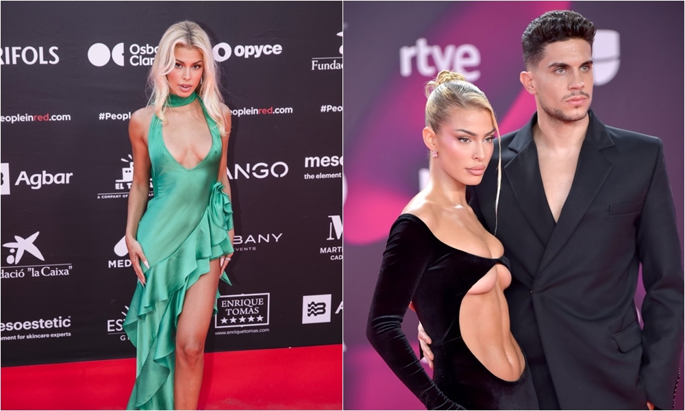 Jessica Goicoechea và Marc Bartra từng có thời gian mặn nồng trước đây.