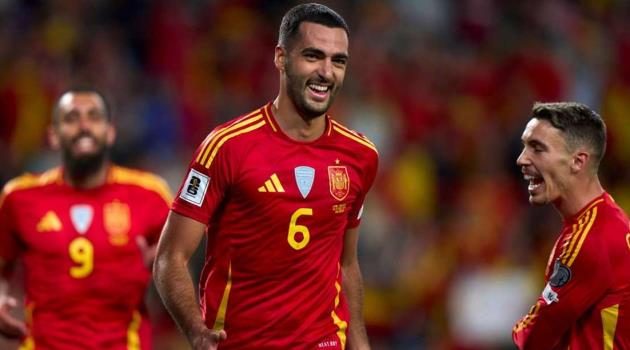 Ảnh bài viết Merino lập cú đúp, Tây Ban Nha vùi dập Bulgaria 4-0