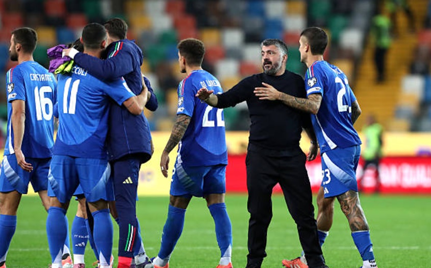 Đoàn quân áo thiên thanh thăng hoa dưới thời Gattuso.