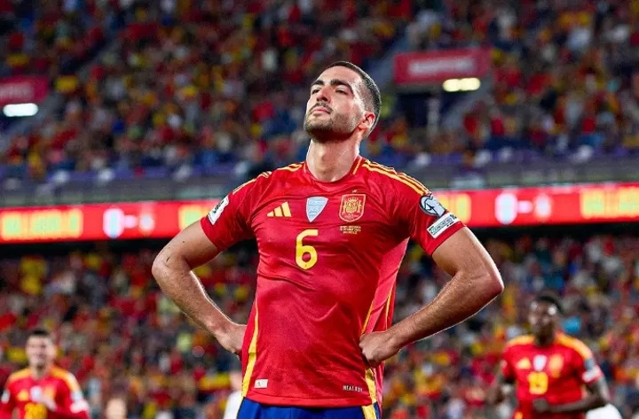 Merino liên tục ghi bàn cho đội tuyển.