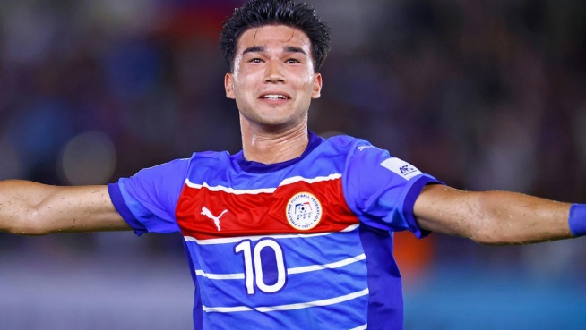 Bjorn Martin Kristensen của Philippines dẫn đầu danh sách vua phá lưới vòng loại Asian Cup 2027.