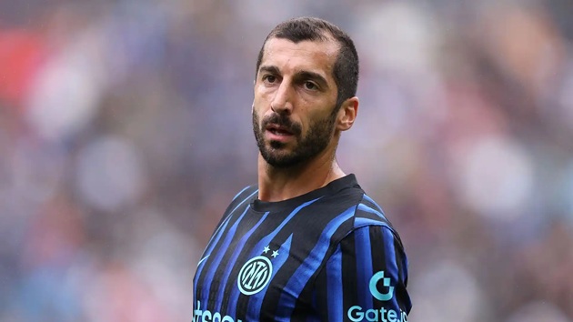 Mkhitaryan nằm trong nhóm cầu thủ có thể rời Inter vào cuối mùa.