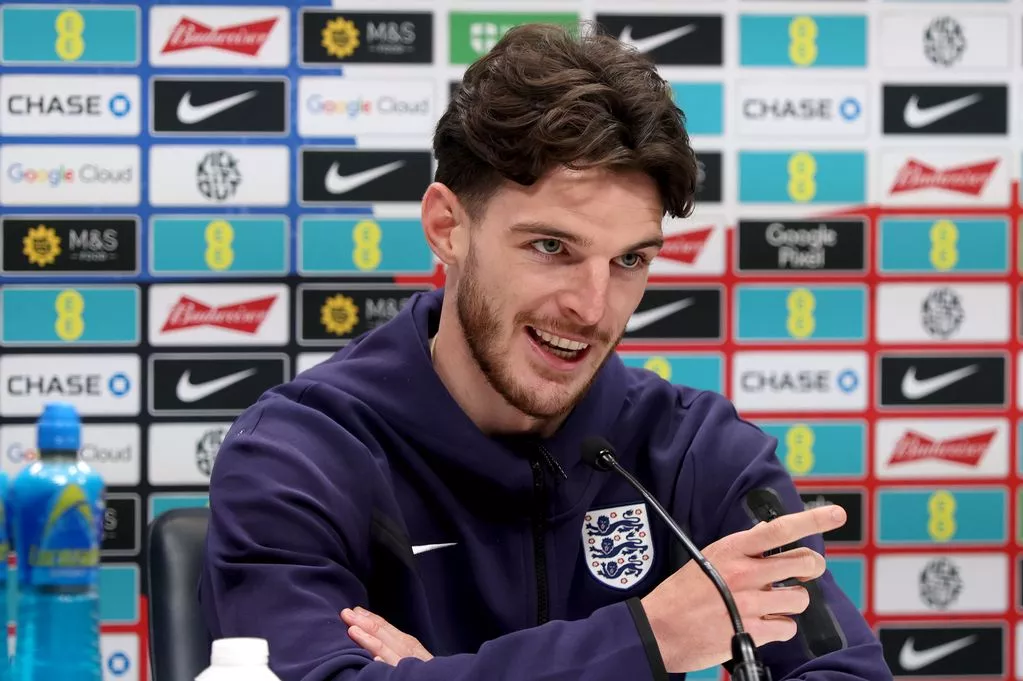 Ảnh bài viết Declan Rice: Thật yếu kém nếu ĐT Anh không đặt mục tiêu vô địch World Cup