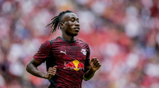 Yan Diomande là chân sút tiềm năng của RB Leipzig.