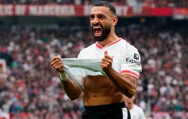 Mohamed Salah chơi hay mỗi khi chạm trán Manchester United.