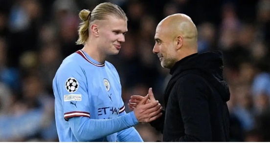 Pep hoàn toàn hài lòng với phong độ hiện tại của Haaland.