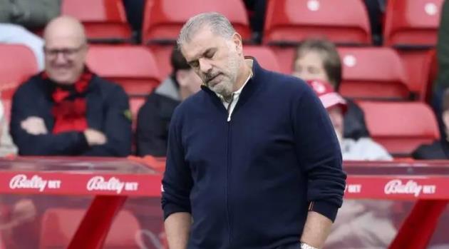 Ange Postecoglou thất bại hoàn toàn ở Forest.