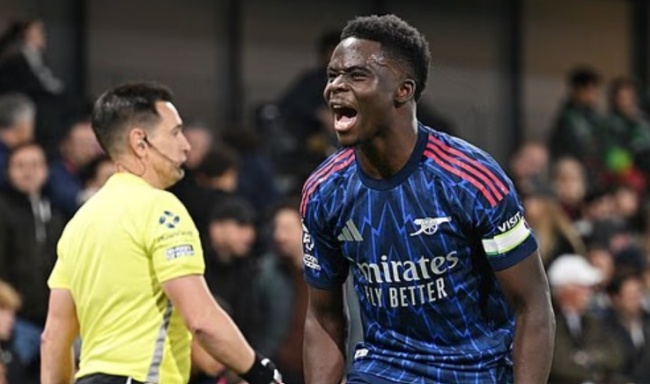 Ảnh bài viết Saka là nhân tố không thể thay thế của Arsenal