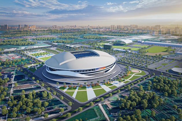 Phối cảnh sân PVF.