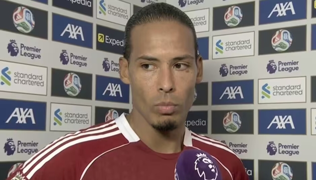 Ảnh bài viết Van Dijk công khai chỉ trích đồng đội sau trận thua Man Utd
