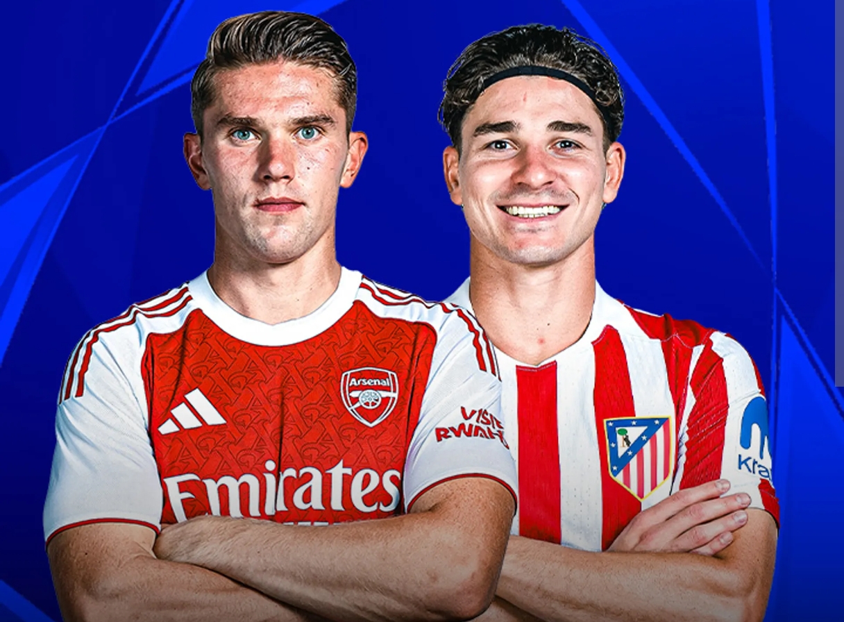 Arsenal chuẩn bị chạm trán Atletico.