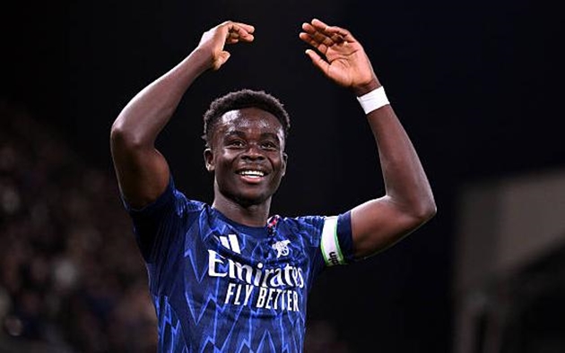 Bukayo Saka không hài lòng với bản thân sau trận thắng Fulham.