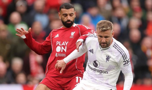 Shaw phần nào đáp ứng được kỳ vọng trước Liverpoool.