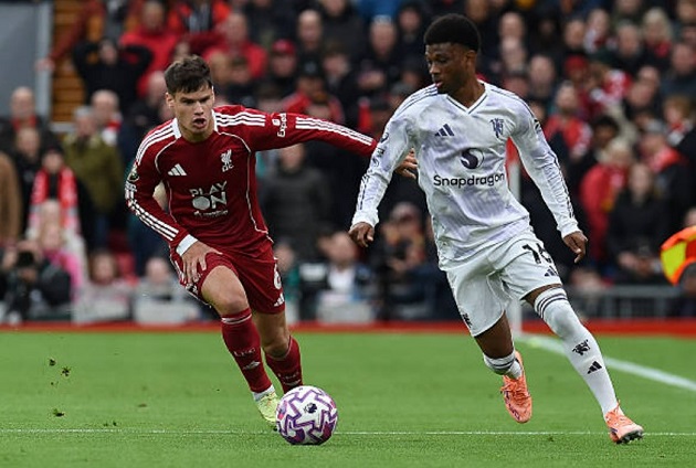 Amad đã chơi tốt trong chiến thắng tại Anfield.