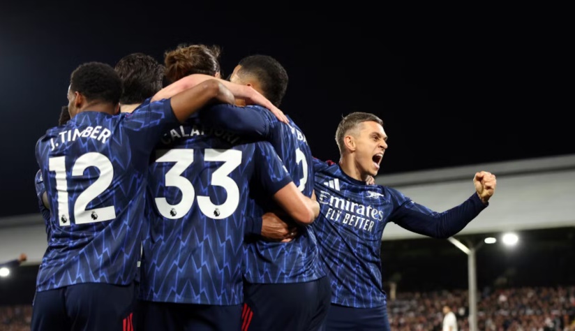 Trossard vừa ghi bàn thắng quyết định giúp Arsenal giành chiến thắng trước Fulham.