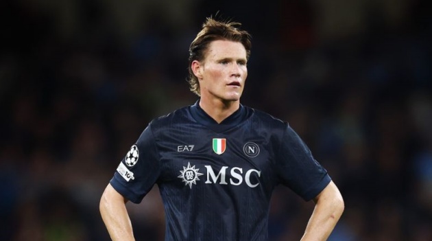 McTominay chưa đạt thể trạng tốt nhất.