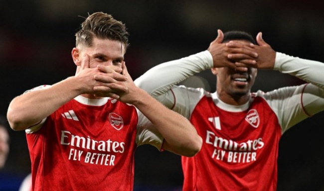 Gyokeres tỏa sáng cho Arsenal.