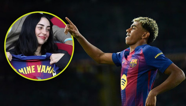 Yamal dành tặng bàn thắng cho bạn gái Nicki Nicole.