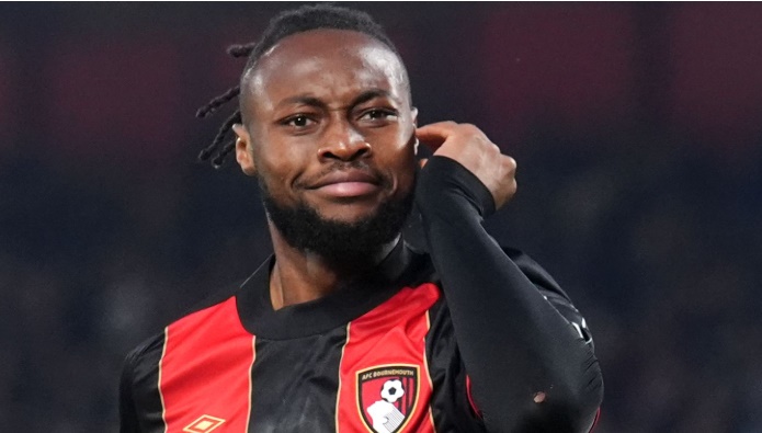 Semenyo đang tỏa sáng trong màu áo Bournemouth.