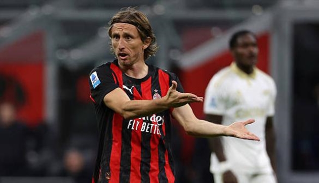 Ảnh bài viết AC Milan mất điểm, Modric không hài lòng với đồng đội