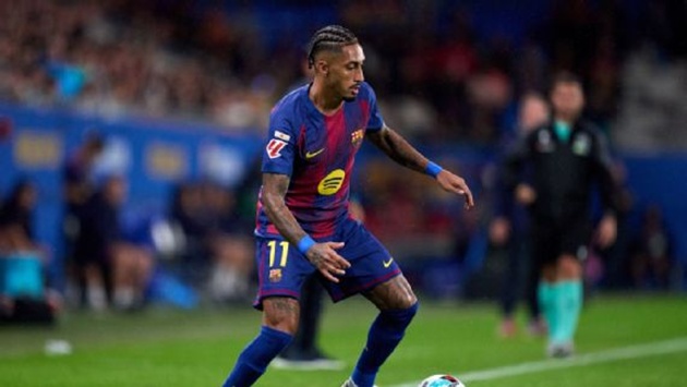 Raphinha sẽ bỏ lỡ trận El Clasico vào ngày mai