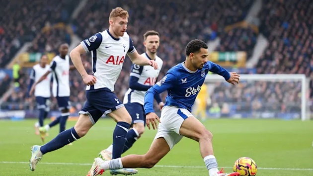 Tottenham nhiều khả năng có trận đấu khó khăn trên sân nhà Everton
