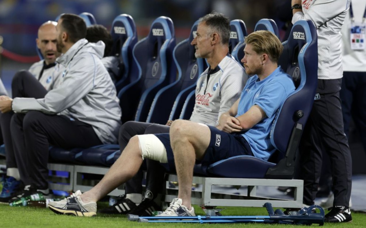 Ảnh bài viết De Bruyne dính chấn thương ở trận Napoli thắng Inter