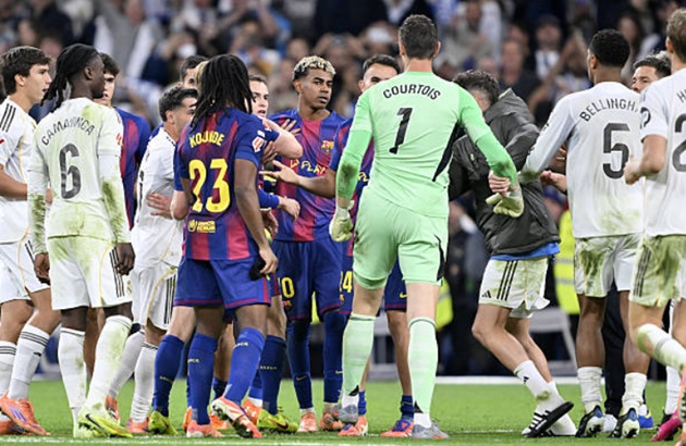 Yamal không ít lần lời qua tiếng lại với các cầu thủ Real Madrid.