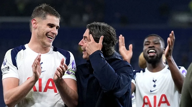 Frank đang tạo dấu ấn tại Tottenham