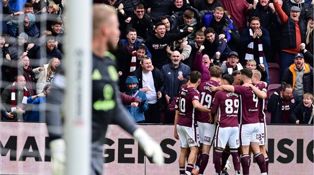 Ảnh bài viết Hearts thắng 12/14 trận, thách thức 40 năm thống trị của Glasgow