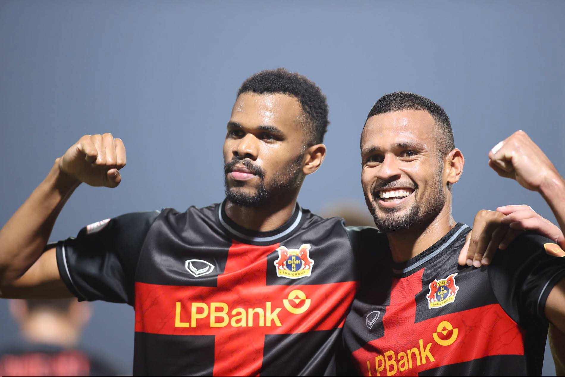 Các ngoại binh Ninh Bình đều thi đấu ấn tượng. Ảnh: CLB Ninh Bình.