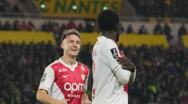 Monaco giành trọn vẹn 3 điểm trước Nantes.