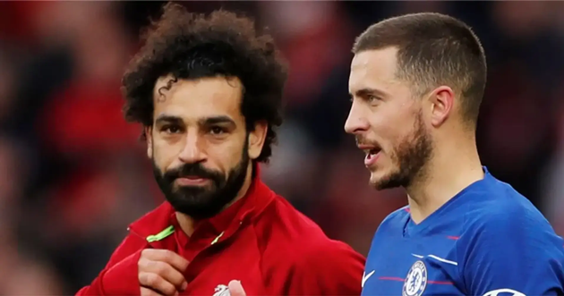 Salah và Hazard từng là những người đồng đội tại Chelsea.
