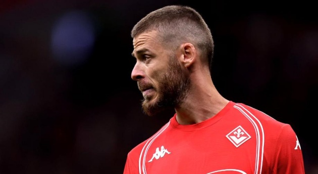 De Gea không cứu được Fiorentina.