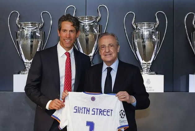 Real Madrid vừa có một thương vụ hợp tác với Sixth Street và Legends.