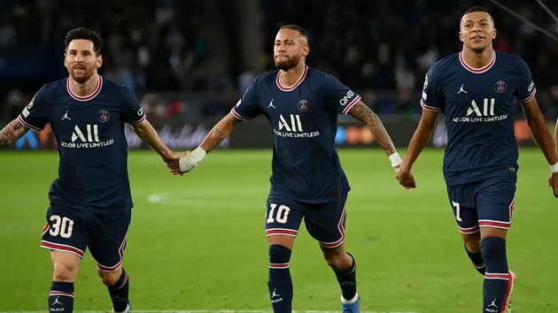 Bộ ba siêu sao không thể giúp PSG giành C1.