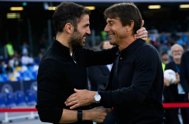 Ảnh bài viết Conte đối đầu Fabregas, màn tái ngộ giàu cảm xúc tại Serie A