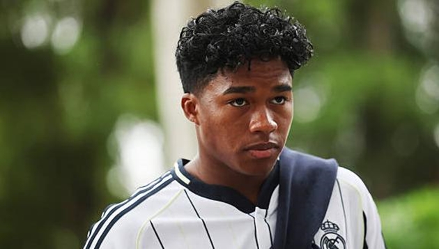 Endrick không được Real Madrid trọng dụng mùa này.