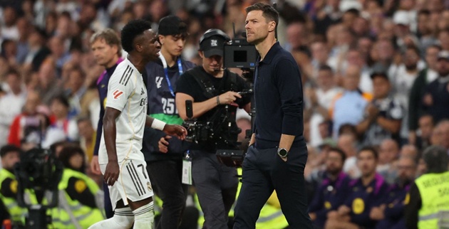 Ảnh bài viết Vinicius đối mặt thử thách chuộc lỗi trước Xabi Alonso