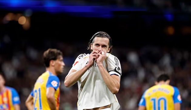 Ảnh bài viết Carreras tỏa sáng với bàn thắng đầu tiên cho Real Madrid