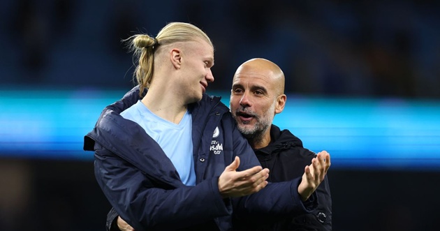 Ảnh bài viết Haaland ghi cú đúp, đùa rằng các HLV FPL thất vọng vì Pep