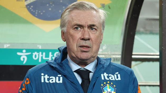 Ảnh bài viết Ancelotti đặt mục tiêu vô địch cùng Brazil, mong chung kết gặp Ý