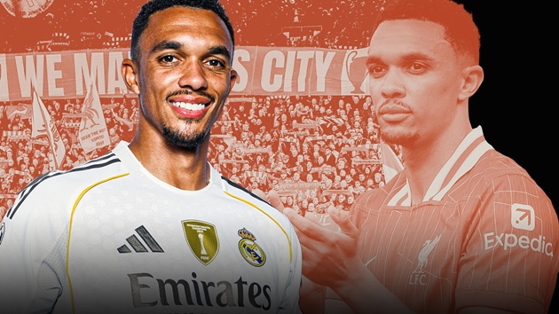 Alexander-Arnold gặp lại Liverpool với tư cách đối thủ