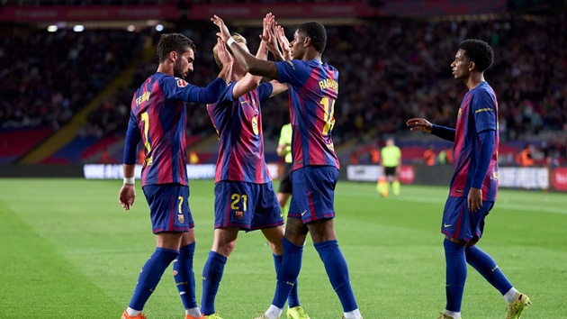 Barca vượt trội so với Club Brugge