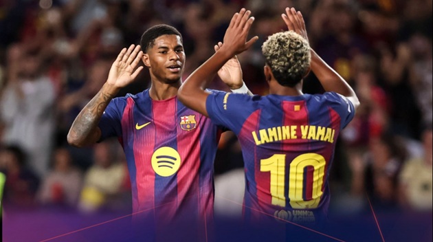 Rashford đang toả sáng cho Barca.